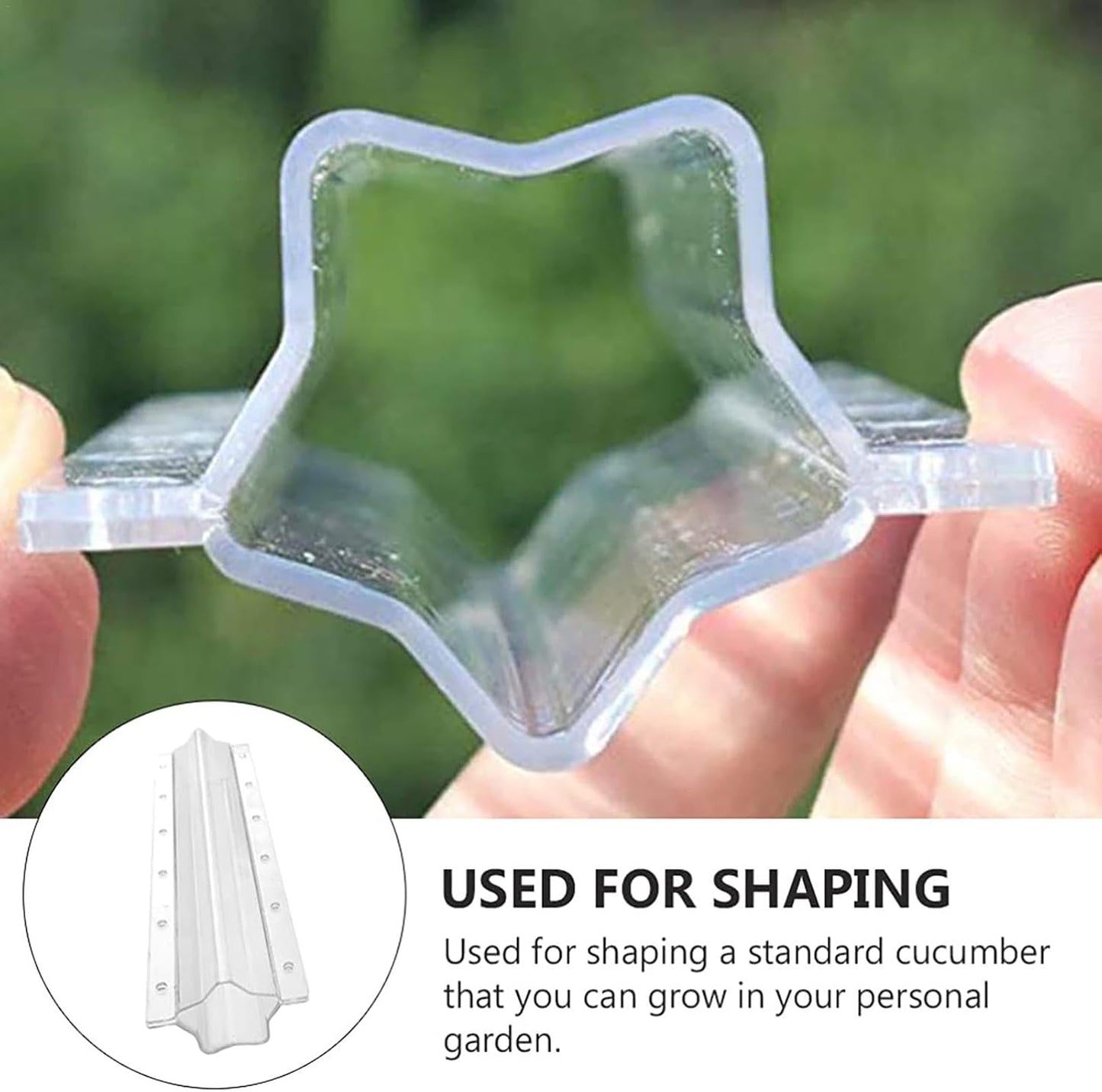Star - Shaped Vegetable Mould for Cucumbers - Creative Moulding Rail for Fruit and Vegetables