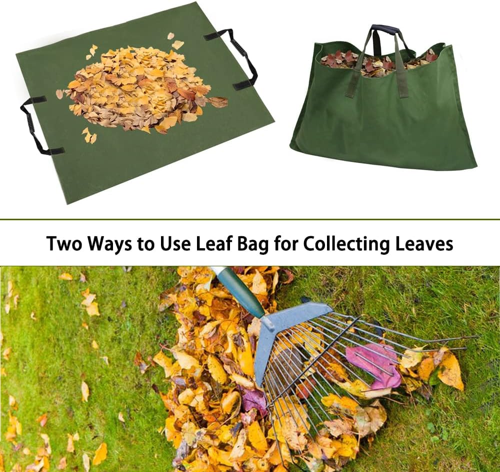 Foldable Garden Waste Bag - Robust Collection Bag for Leaves and Garden Waste