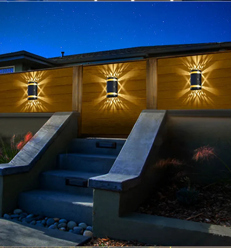 Solar Lamp With Intelligent Light Control - Outdoor Wall Light With Automatic Night Detection