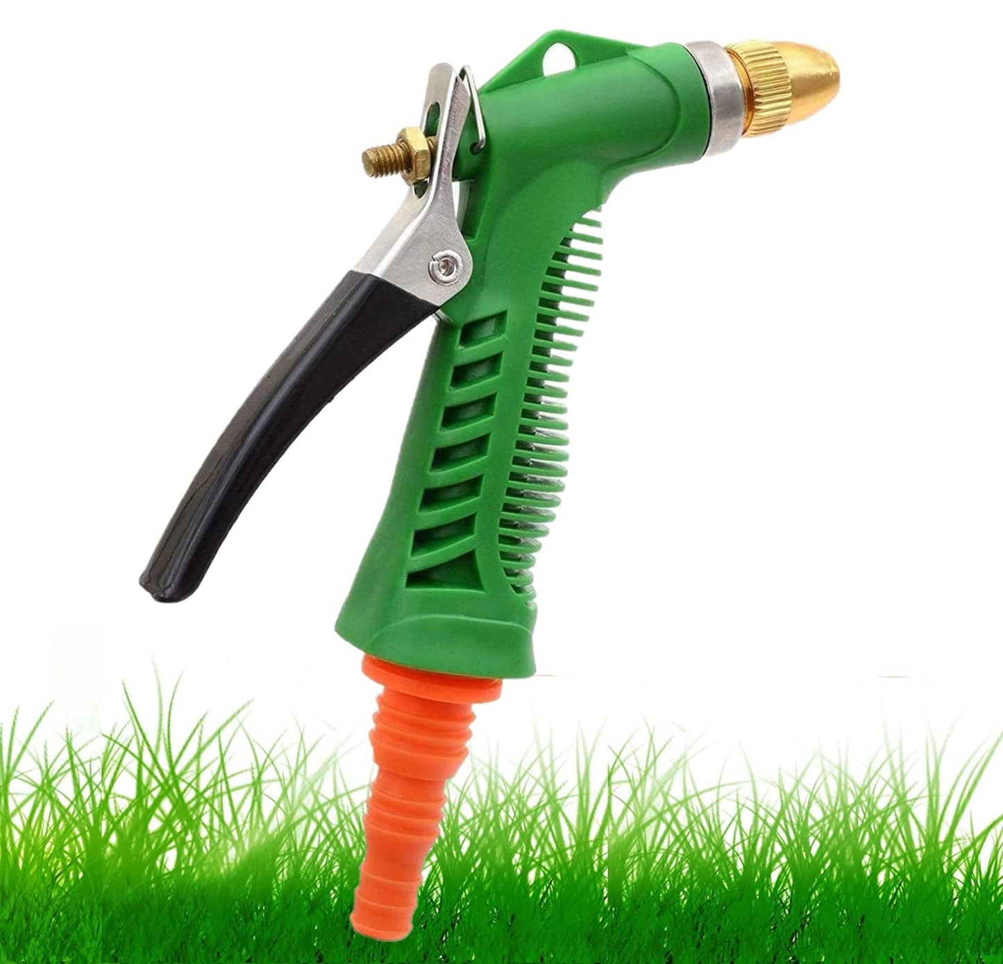 Adjustable High - Pressure Garden Hose Gun with Copper Head