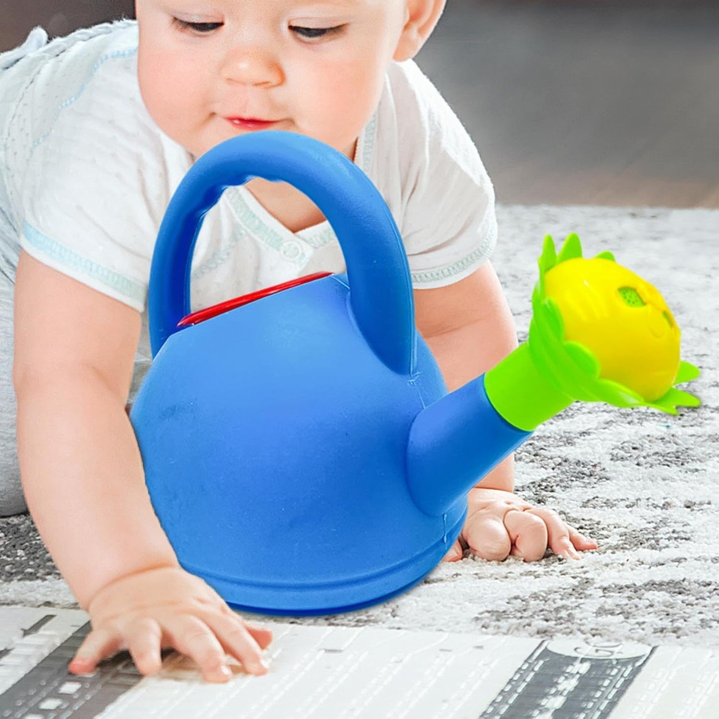 Children 's Watering Can with Flower Mouth - Colourful Plastic Watering Can for Little Gardeners