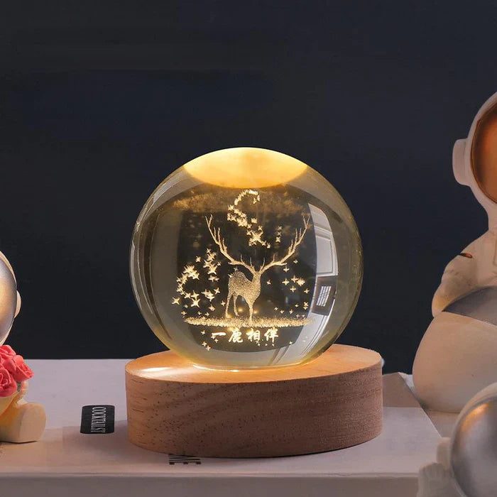 Luminous Moon Crystal Ball