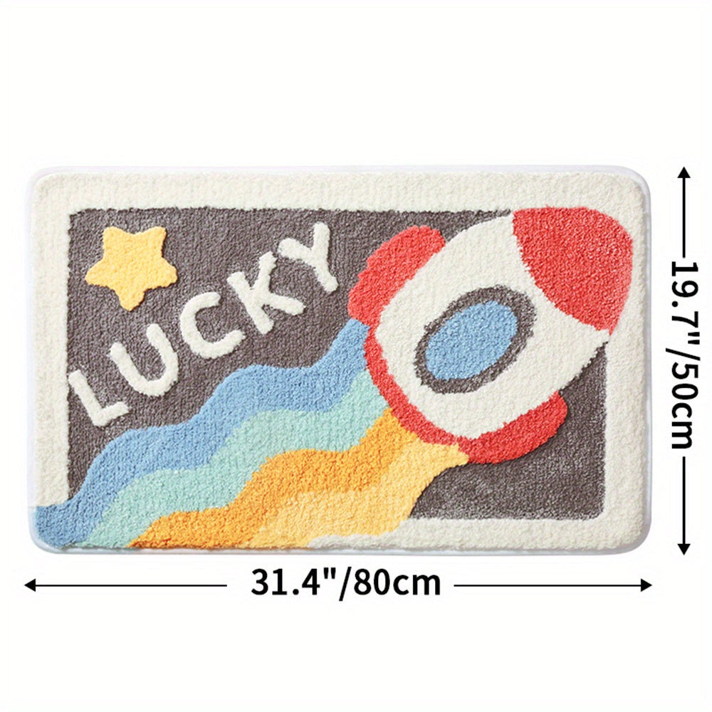 Soft And Non - Slip Bath Mat With High Absorbency