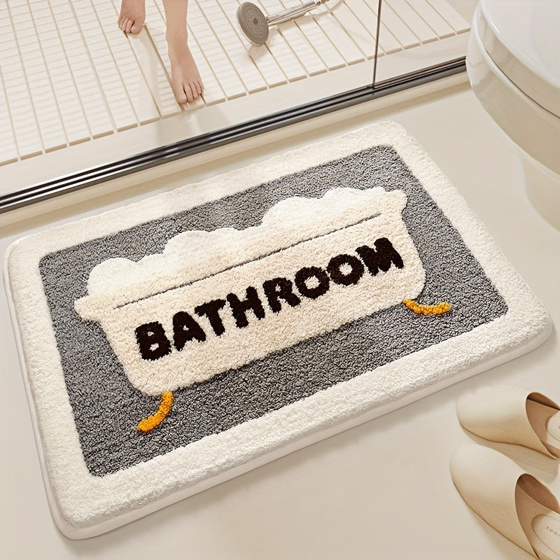 Soft And Non - Slip Bath Mat With High Absorbency