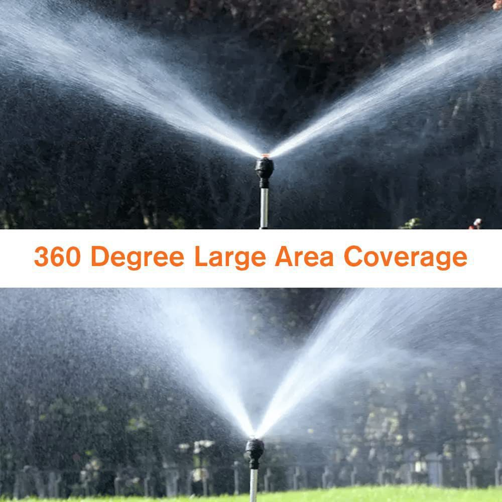 Automatic Rotating Garden Sprinkler with Retractable Tripod for the Garden