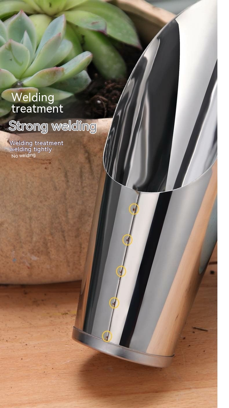 Stainless Steel Shovel for Potting Soil - Robust Planting Shovel for Garden and Balcony