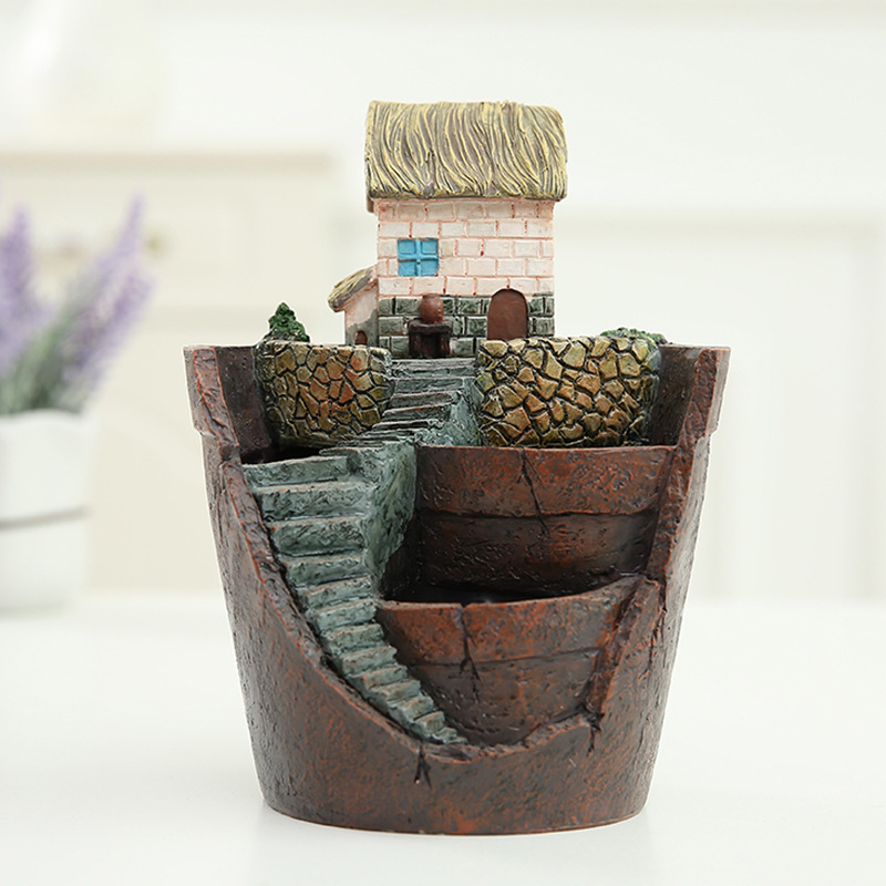 Succulent Decorative Flower Pot for Mini Garden - Bonsai Plant Pot for Micro Landscape and Garden