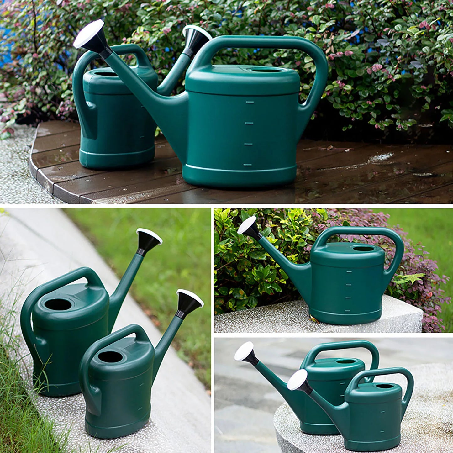 Large - Volume Watering Can with Long Spout - Plastic for Garden Maintenance