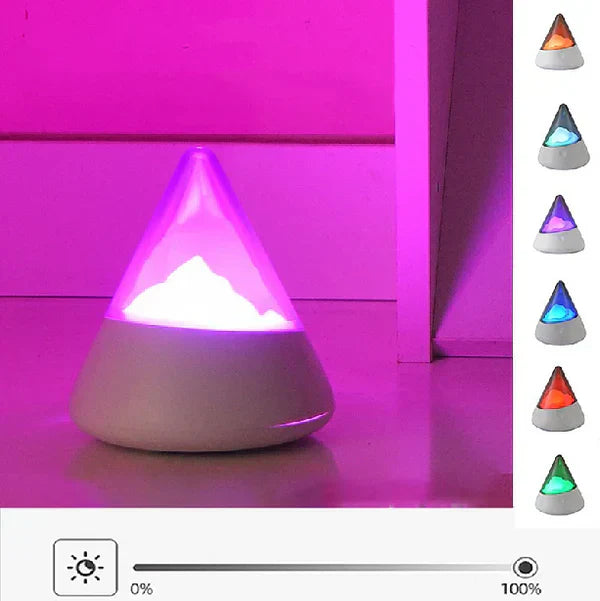 Wireless LED Iceberg Night Light - Modern Design For Relaxed Lighting