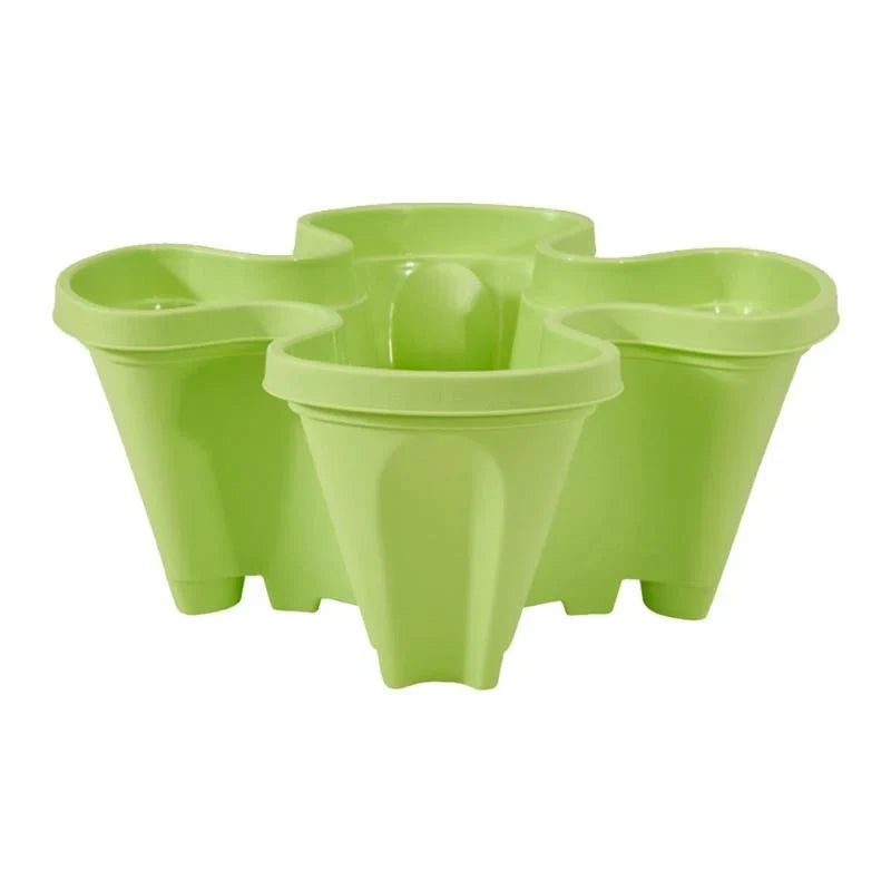 Space - Saving Stackable Plant Pots - Vertical Planting System with Castors