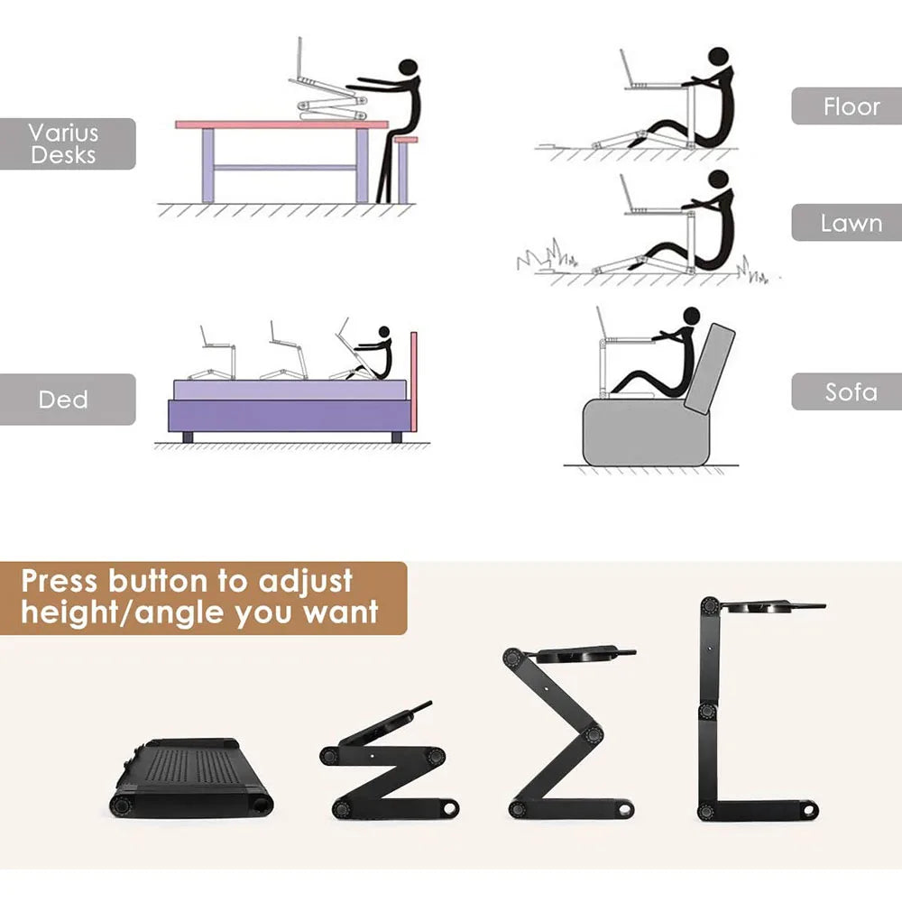 Adjustable 360° Laptop Stand