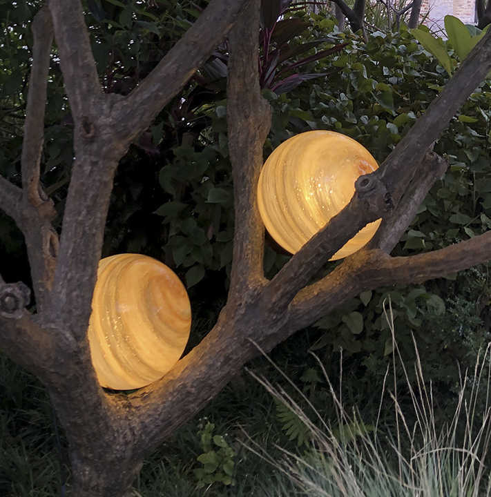 Solar Lawn Light - Led Garden Globe Outdoor Light Weatherproof For Garden Patio