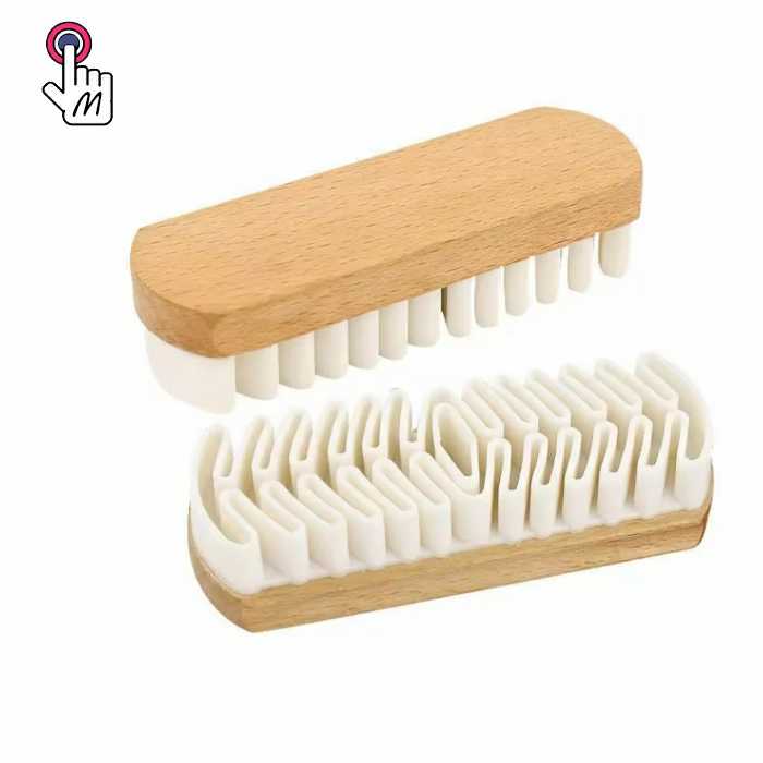 Gentle Rubber Shoe Brush