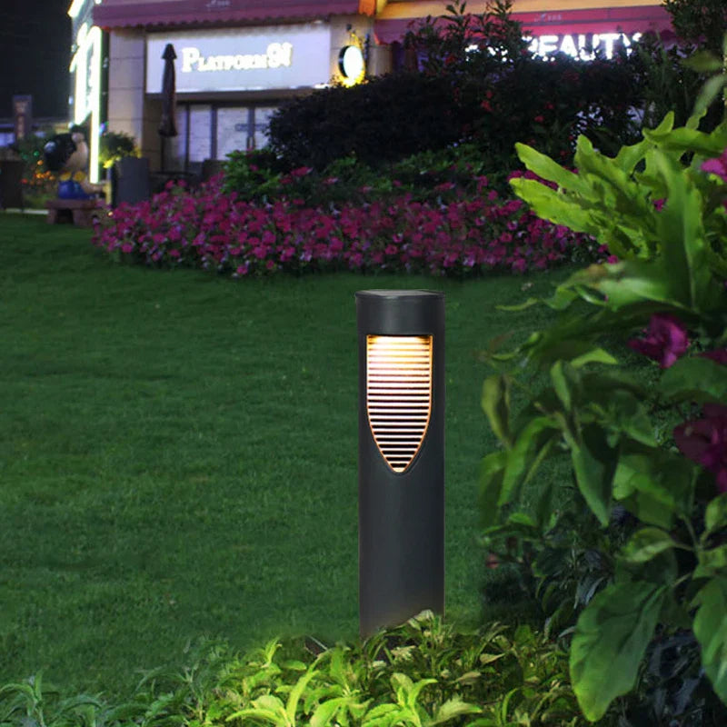 Modern Solar Garden Lamp - LED Outdoor Lighting With Stylish Design For Patio & Garden