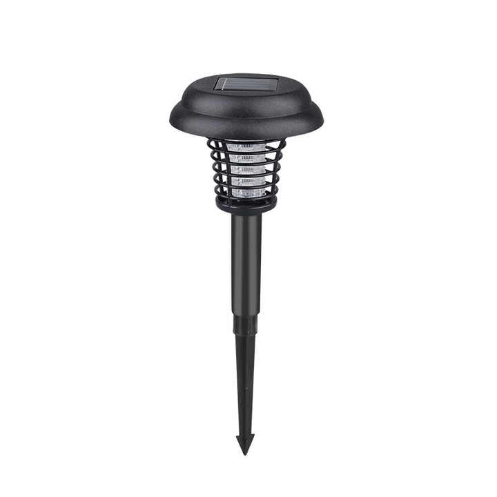 Solar Insect Killer With Led Light - Waterproof Garden Light For Mosquito Repellent