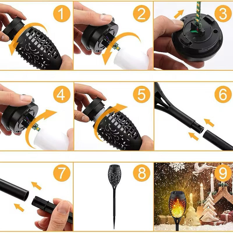 Solar Torch Lamp