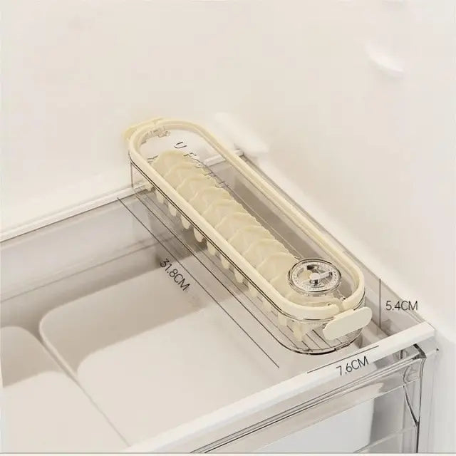 Stackable Freshness Containers with Freshness Valve - Storage Solutions for Food in the Refrigerator - Set of 4