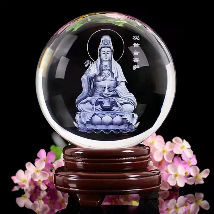 Luminous Moon Crystal Ball