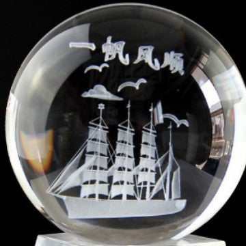 Luminous Moon Crystal Ball