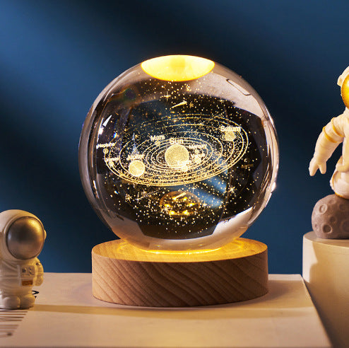 Luminous Moon Crystal Ball