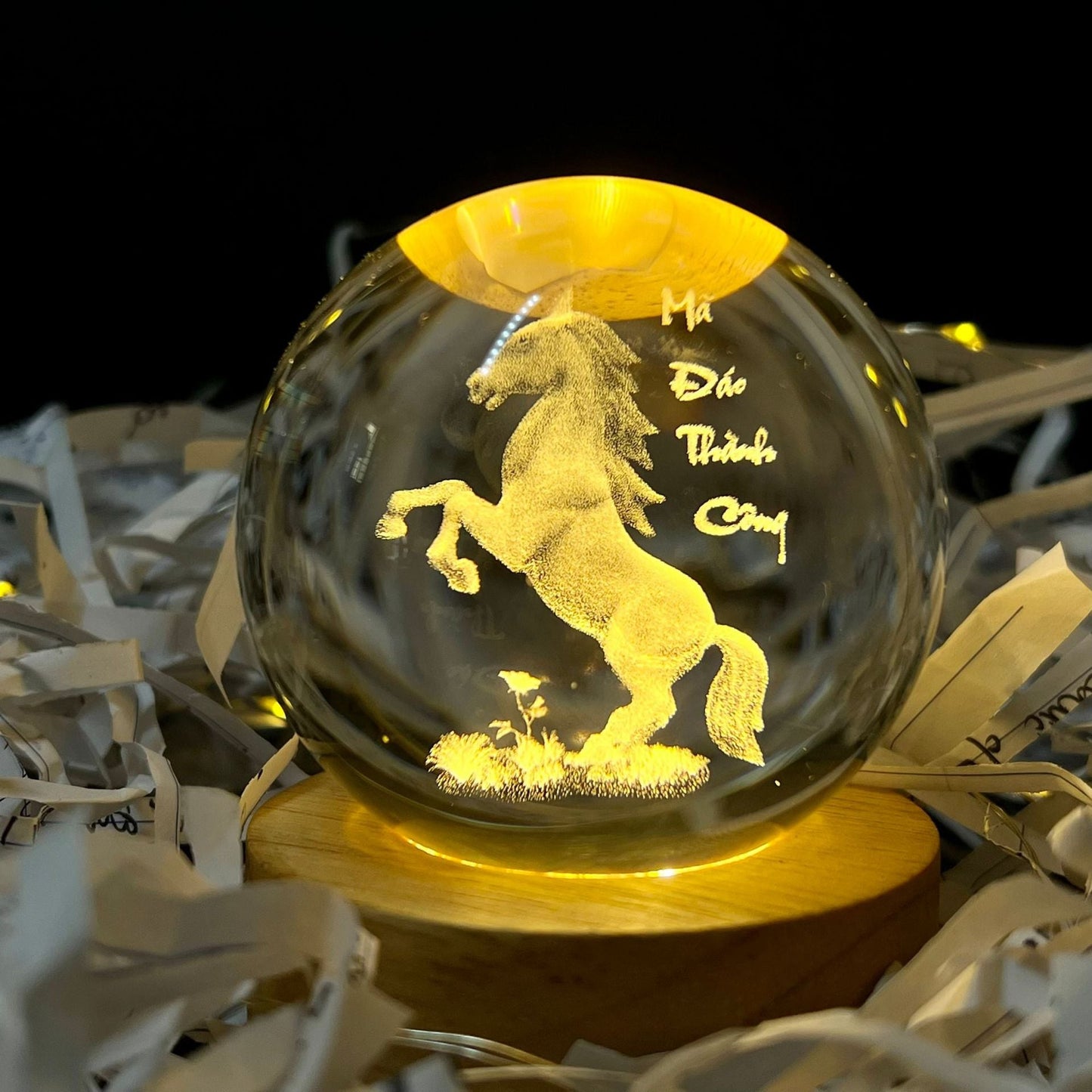 Luminous Moon Crystal Ball