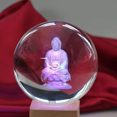 Luminous Moon Crystal Ball