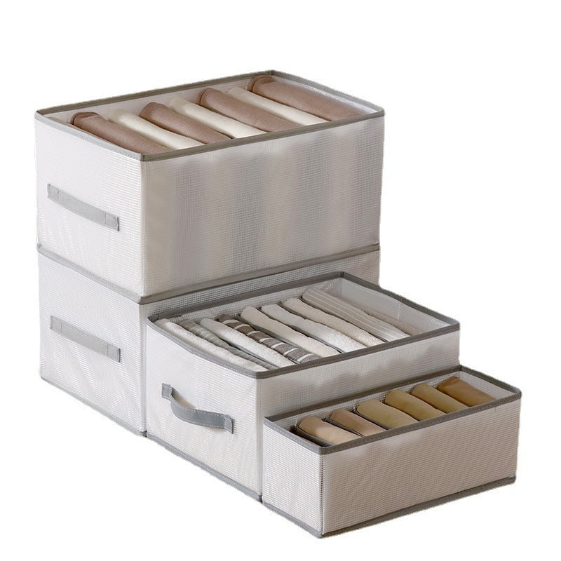 Foldable Clothing Organizer Box with Compartments