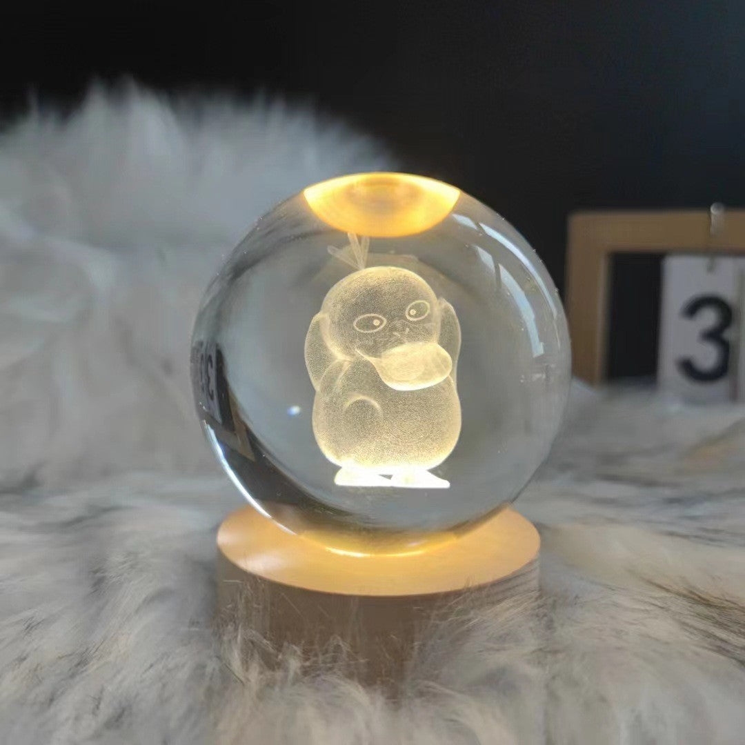 Luminous Moon Crystal Ball