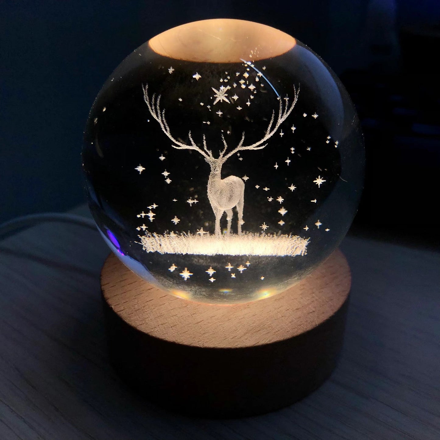 Luminous Moon Crystal Ball