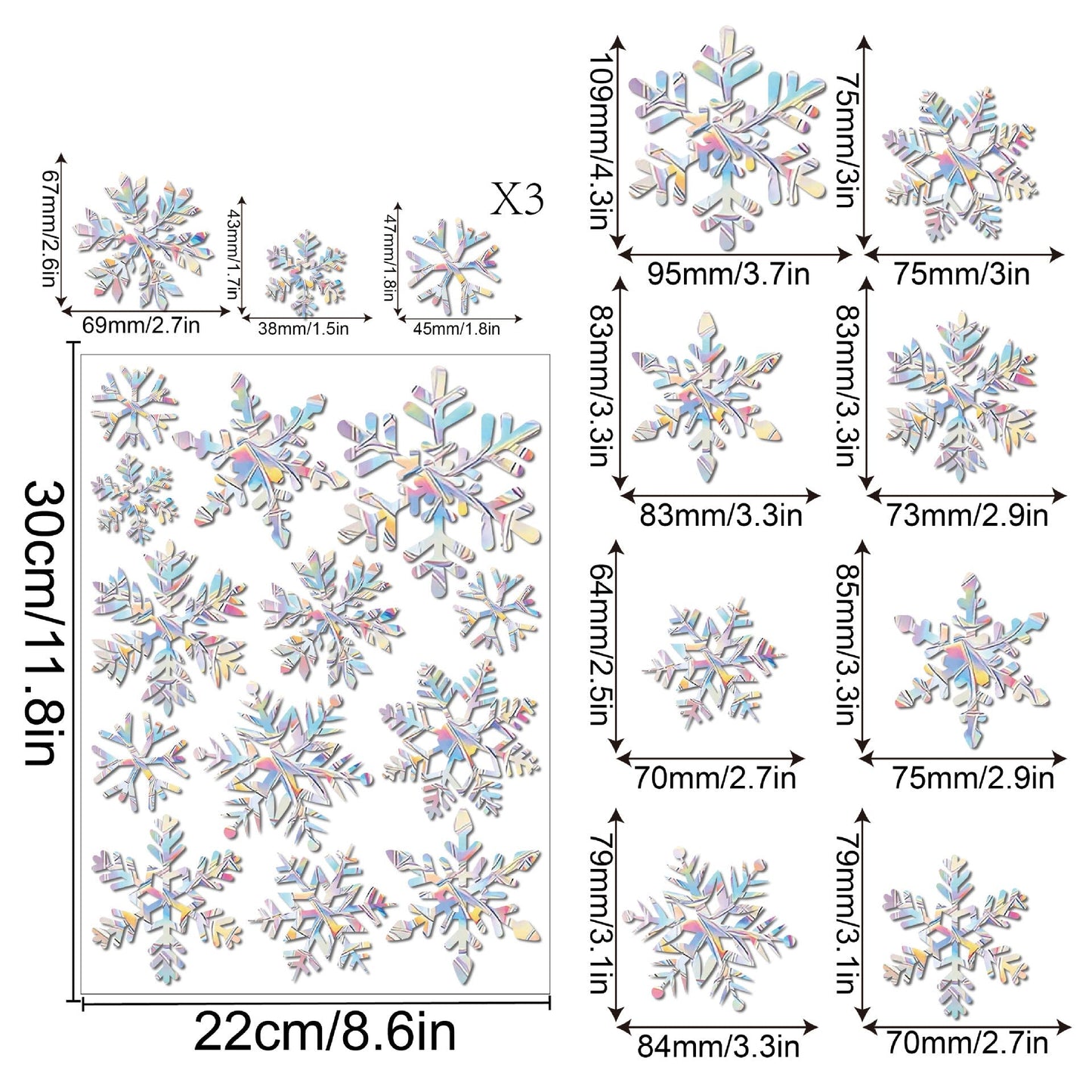 Rainbow window sticker
