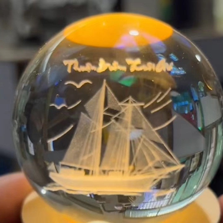 Luminous Moon Crystal Ball