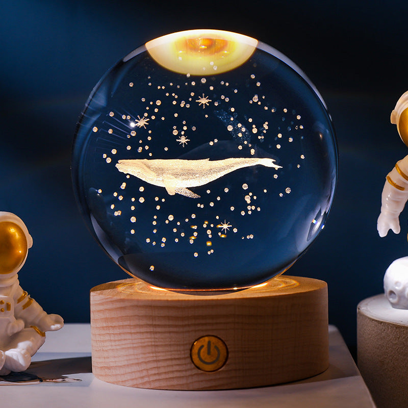 Luminous Moon Crystal Ball