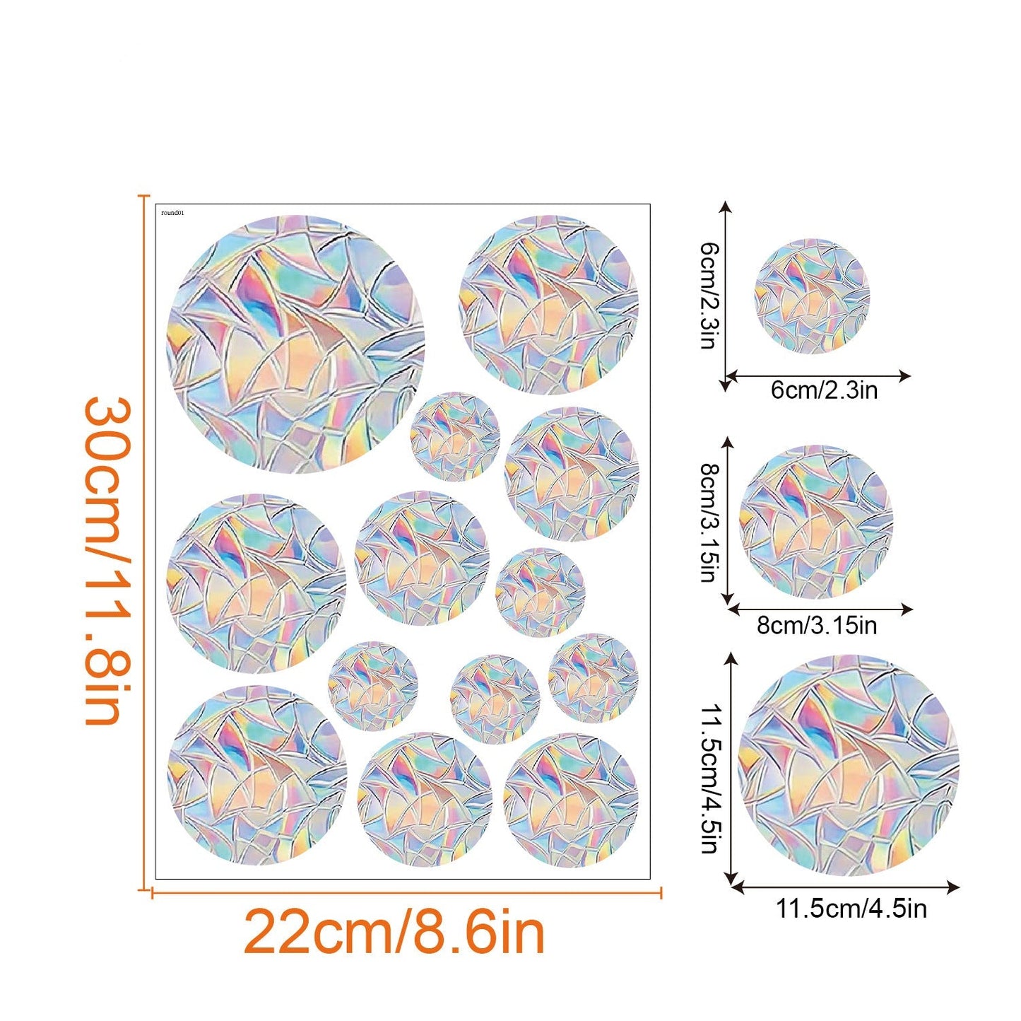 Rainbow window sticker