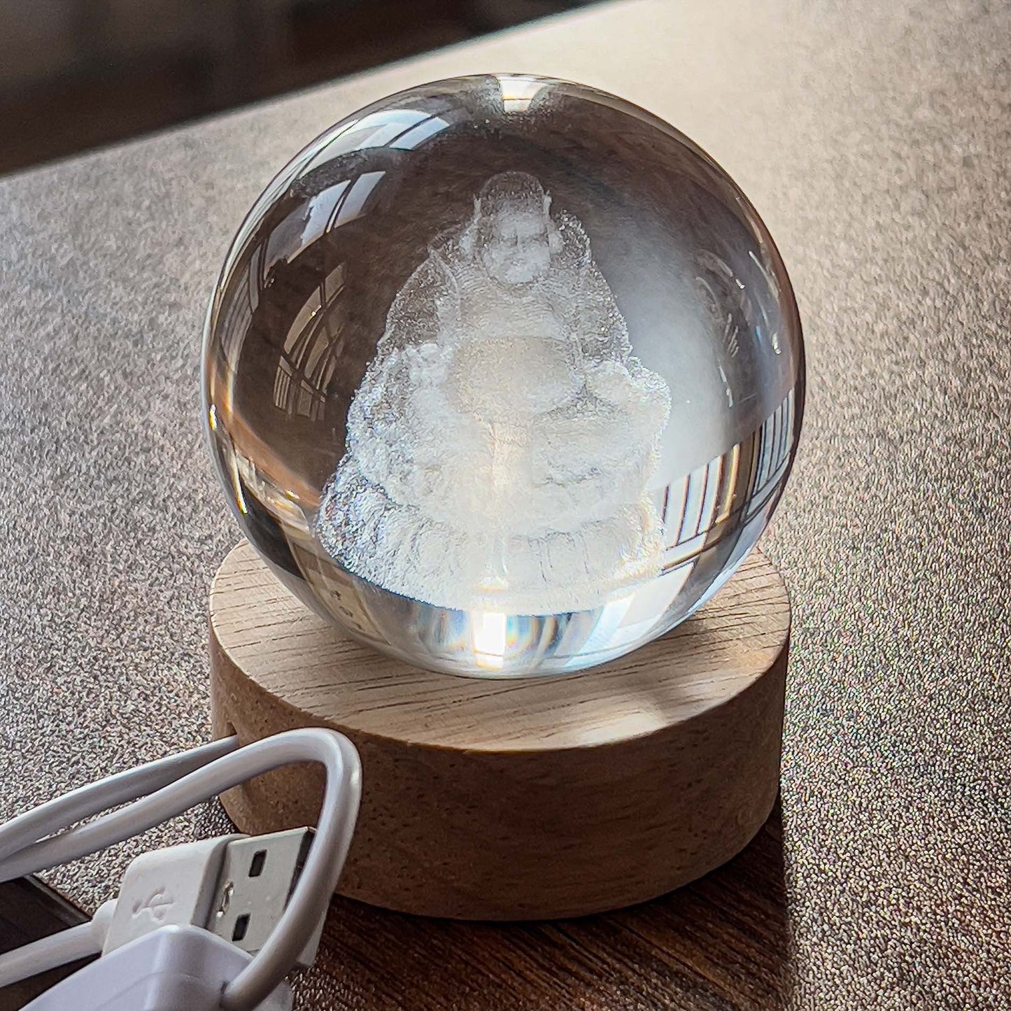 Luminous Moon Crystal Ball