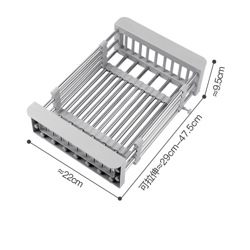 Adjustable Draining Rack For The Sink