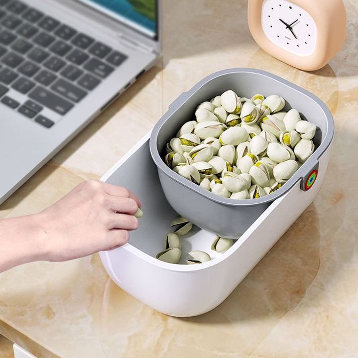 Practical Snack Bowl With 2 Levels