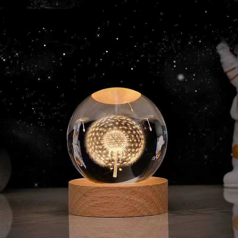 Luminous Moon Crystal Ball