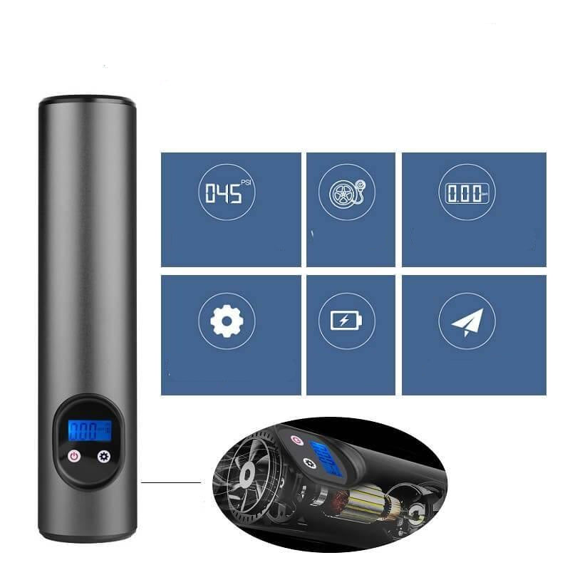 Portable Electric Air Compressor With Digital Display