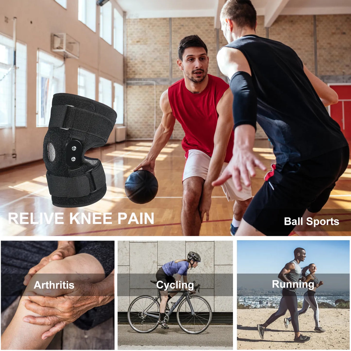 Adjustable Knee Orthosis with Joint Support