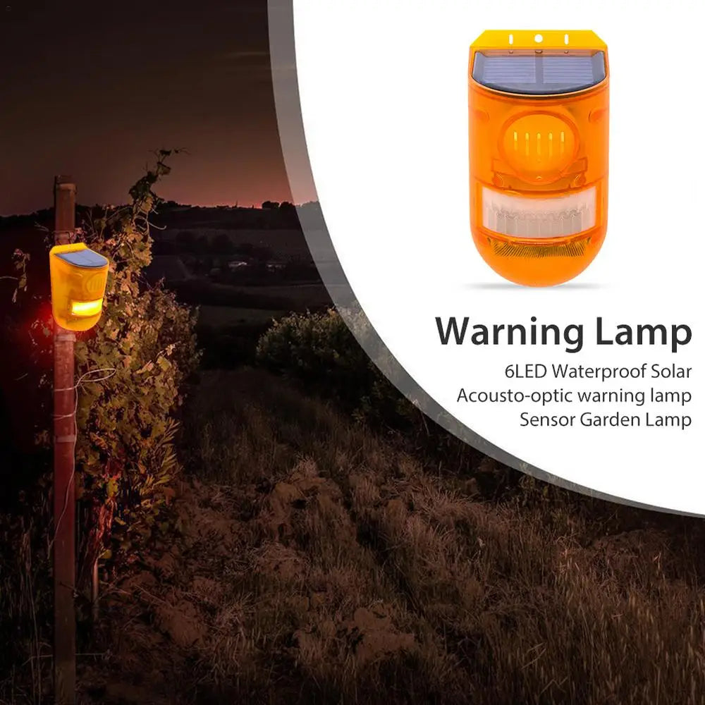 Solar - Powered Animal Repeller with Alarm - Effective Protection Against Animals