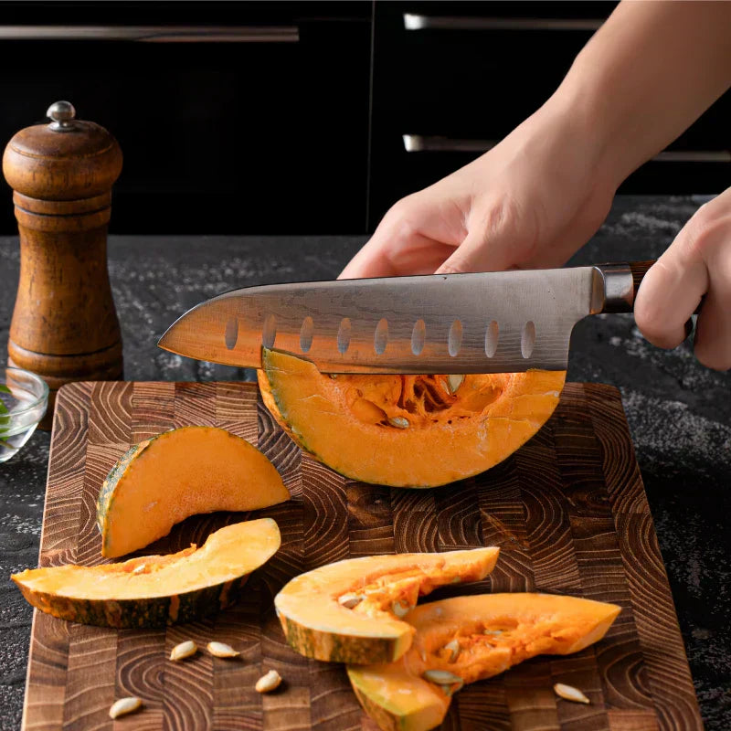 Wooden Chopping Block - High - Quality Chopping Board Made From End Grain Wood for Professional and Amateur Chefs