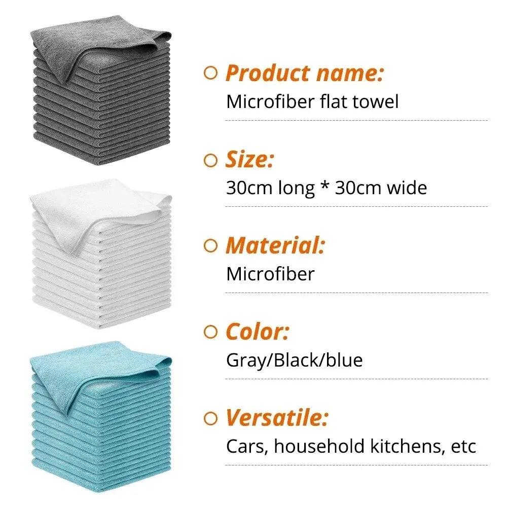 Microfibre Car Cleaning Cloth Set ( 10 Pieces )