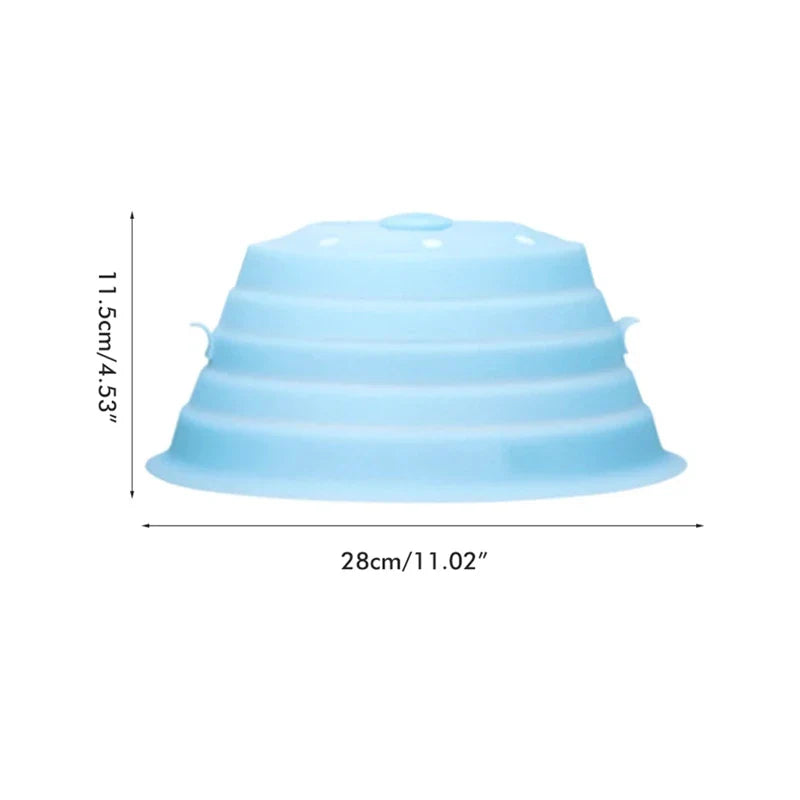 2 in 1 Foldable Microwave Cover and Anti-Heat Handle