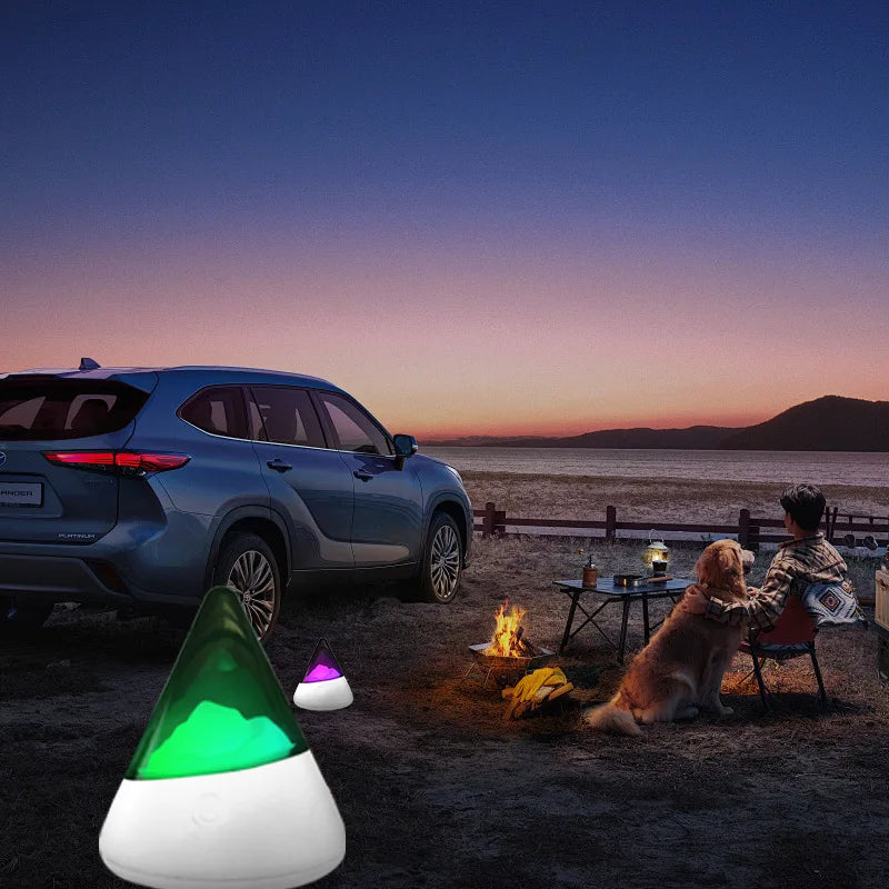 Wireless LED Iceberg Night Light - Modern Design For Relaxed Lighting