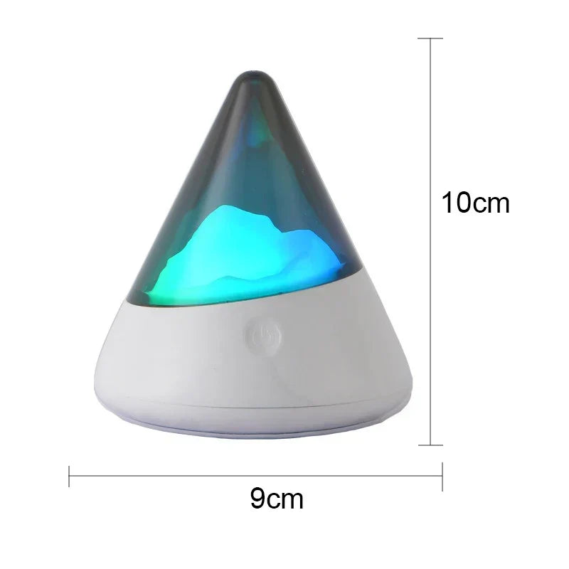 Wireless LED Iceberg Night Light - Modern Design For Relaxed Lighting