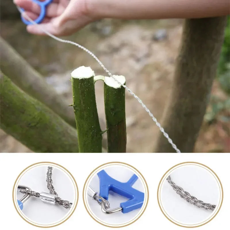 Wire Saw for Garden and Outdoor Use - Compact Saw for Adventures and Gardening