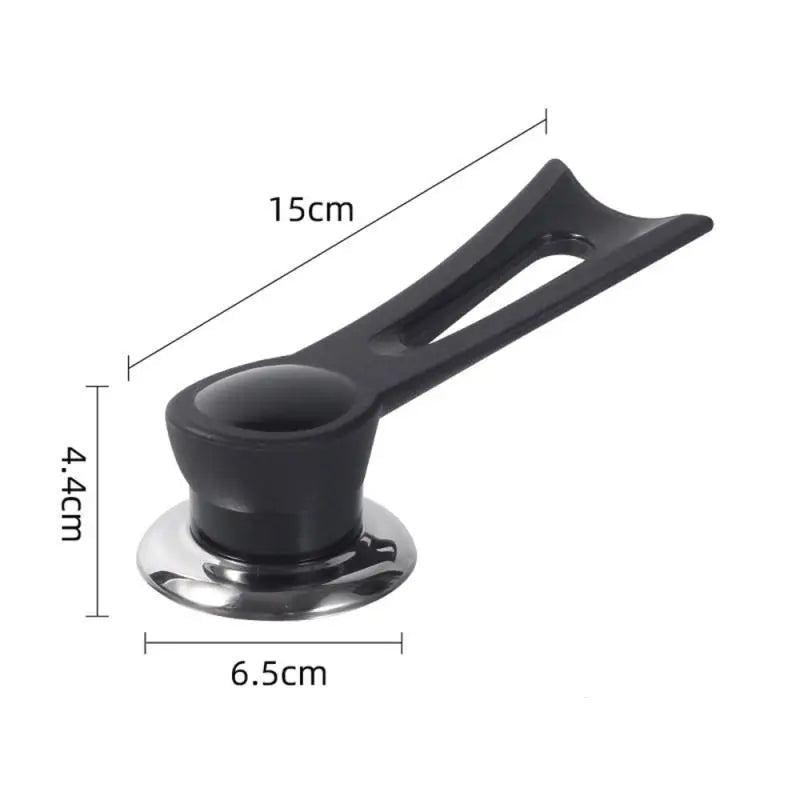 Replacement Handle For Pot Lid - Wooden Design With Stainless Steel Base