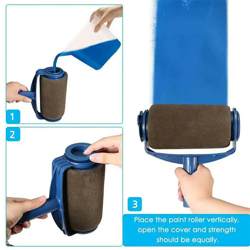 Paint Roller Set With Accessories ( 6 Pieces )