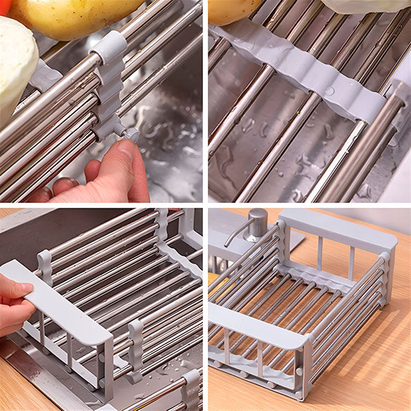 Adjustable Draining Rack For The Sink