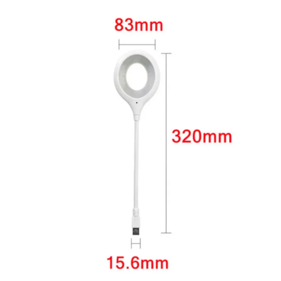 Compact And Rechargeable Night Light - Flexible LED Light For Desk And Bedside Table